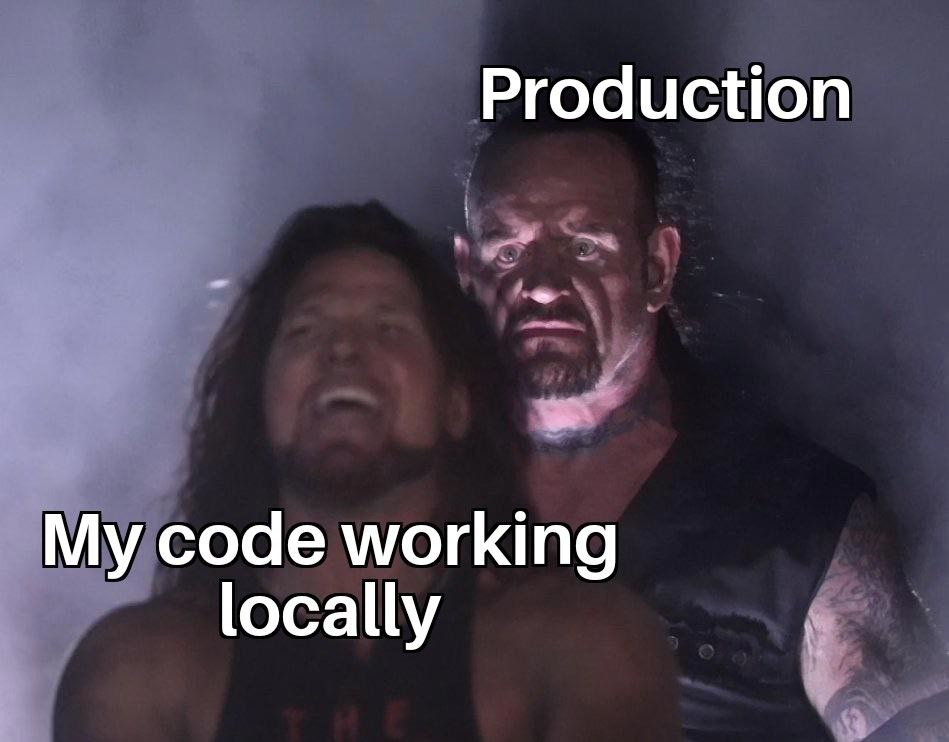 Testing in production meme